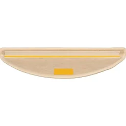 vidaXL trappemåtter 15 stk. 56x17x3 cm sølv halvrund