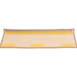 vidaXL trappemåtter 15 stk. 65x21x4 cm lysebrune rektangulære kanter