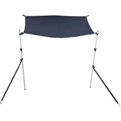 vidaXL T-sejl til båd 170x170x(113-182,5) cm forlængerdel blå