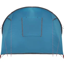 vidaXL Tunnel telt 4-personer med tag Blå og grå 740 x 370 x 220 cm