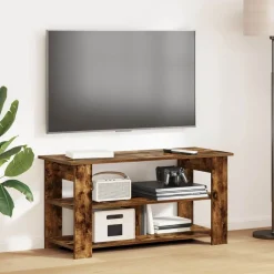 vidaXL TV stand Røget eg 100 x 40 x 50 cm