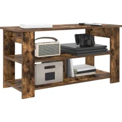 vidaXL TV stand Røget eg 100 x 40 x 50 cm