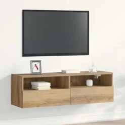 vidaXL TV vægskab artisan eg 100 x 30 x 30 cm Konstrueret træ