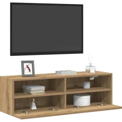 vidaXL TV vægskab artisan eg 100 x 30 x 30 cm Konstrueret træ