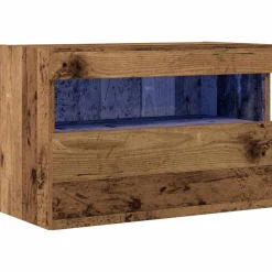 vidaXL TV vægskab Gammelt træ 60 x 30 x 40 cm Konstrueret træ