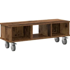 vidaXL TV-bord Gammelt træ 100 x 35 x 35 cm Konstrueret træ
