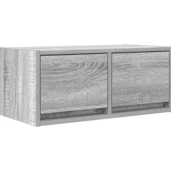 vidaXL tv-bord 60x31x25,5 cm konstrueret træ grå sonoma-eg