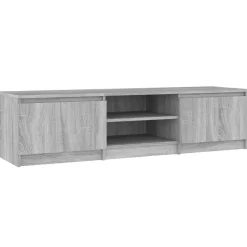 vidaXL tv-bord 140x40x35,5 cm konstrueret træ grå sonoma-eg
