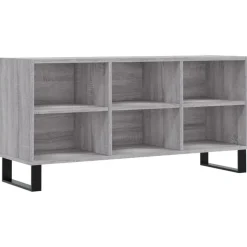 vidaXL tv-bord 103,5x30x50 cm konstrueret træ grå sonoma-eg