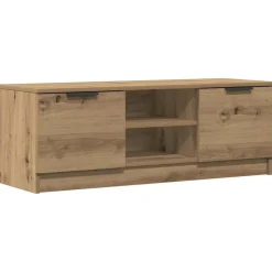 vidaXL tv-bord 102x35x36,5 cm konstrueret træ kunsteg