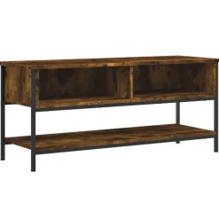 vidaXL tv-bord 100x35x45 cm konstrueret træ røget egetræsfarve