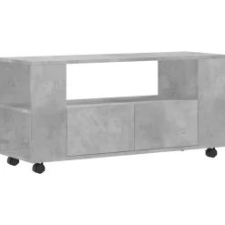 vidaXL tv-bord 102x34,5x43 cm konstrueret træ betongrå