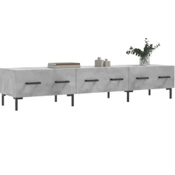 vidaXL tv-bord 150x36x30 cm konstrueret træ betongrå
