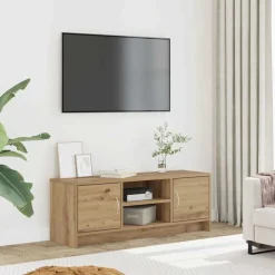 vidaXL tv-bord 102x30x37,5 cm konstrueret træ kunsteg