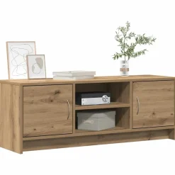 vidaXL tv-bord 102x30x37,5 cm konstrueret træ kunsteg