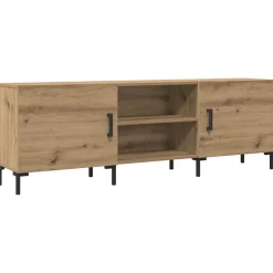 vidaXL tv-bord 150x30x50 cm konstrueret træ kunsteg