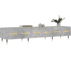 vidaXL tv-bord 150x36x30 cm konstrueret træ betongrå