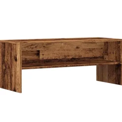 vidaXL tv-bord 100x40x40 cm konstrueret træ antikt træ