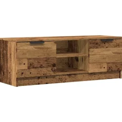 vidaXL tv-bord 102x35x36,5 cm konstrueret træ gammelt trælook