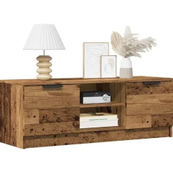 vidaXL tv-bord 102x35x36,5 cm konstrueret træ gammelt trælook