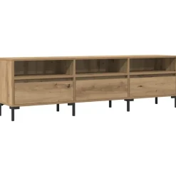 vidaXL tv-bord 150x30x44,5 cm konstrueret træ kunsteg