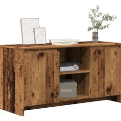 vidaXL tv-bord 102x37,5x52,5 cm konstrueret træ antikt træ