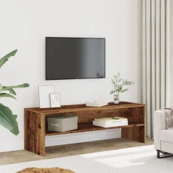 vidaXL tv-bord 120x40x40 cm konstrueret træ gammelt trælook