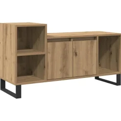 vidaXL tv-bord 100x35x55 cm konstrueret træ kunsteg