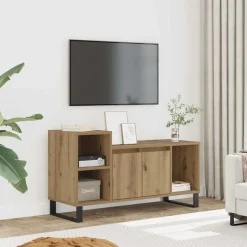 vidaXL tv-bord 100x35x55 cm konstrueret træ kunsteg