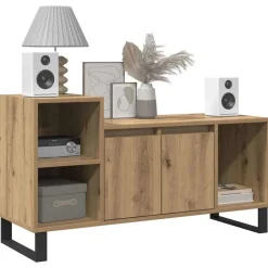 vidaXL tv-bord 100x35x55 cm konstrueret træ kunsteg