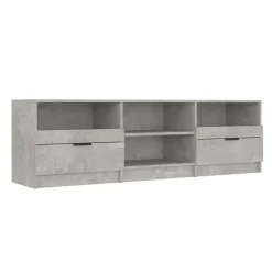 vidaXL tv-bord 150x33,5x45 cm konstrueret træ betongrå