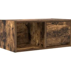 vidaXL tv-bord 60x31x25,5 cm konstrueret træ røget egetræsfarve