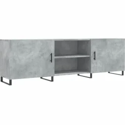 vidaXL tv-bord 150x30x50 cm konstrueret træ betongrå