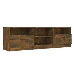 vidaXL tv-bord 150x33,5x45 cm konstrueret træ røget egetræsfarve