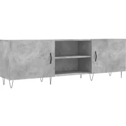 vidaXL tv-bord 150x30x50 cm konstrueret træ betongrå