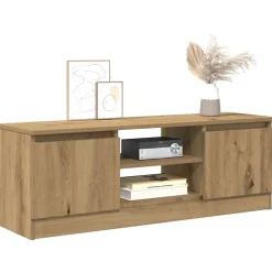 vidaXL tv-bord 102x30x36 cm konstrueret træ kunsteg
