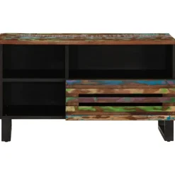 vidaXL tv-bord 80x34x46 cm massivt akacietræ