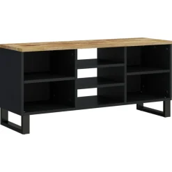 vidaXL tv-bord 100x33x46 cm massivt mangotræ og konstrueret træ