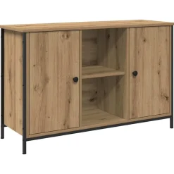 vidaXL TV-møbelsæt Artisan Egetræ 101 x 35 x 65 cm Konstrueret træ