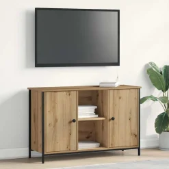 vidaXL TV-møbelsæt Artisan Egetræ 101 x 35 x 65 cm Konstrueret træ