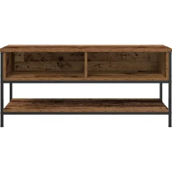 vidaXL TV-møbelsæt Gammelt træ 100 x 35 x 45 cm Konstrueret træ