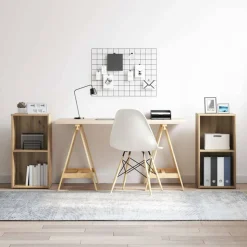 vidaXL TV-møbelsæt Vægmonteret 2 pcs Artisan Egetræ 37 x 35 x 72 cm