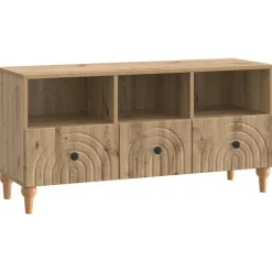 vidaXL TV-skab Artisan Eg 102 x 34,5 x 50 cm Konstrueret træ