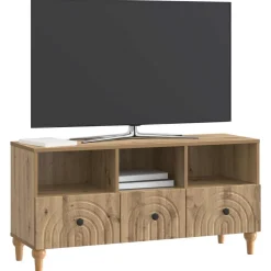vidaXL TV-skab Artisan Eg 102 x 34,5 x 50 cm Konstrueret træ