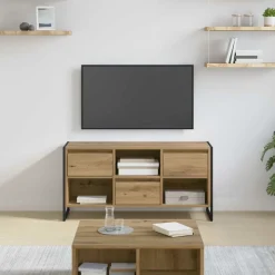 vidaXL TV-skab Artisan eg 100 x 36 x 49,5 cm Konstrueret træ