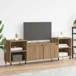 vidaXL TV-skab Artisan Egetræ 160 x 35 x 55 cm Konstrueret træ