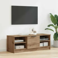 vidaXL TV-skab Artisan Egetræ 102 x 35 x 36,5 cm Konstrueret træ