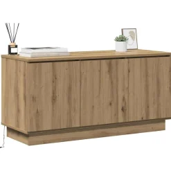 vidaXL TV-skab Artisan Egetræ 100 x 38 x 49 cm Konstrueret træ