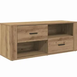 vidaXL TV-skab Artisan Egetræ 100 x 35 x 40 cm Konstrueret træ