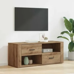 vidaXL TV-skab Artisan Egetræ 100 x 35 x 40 cm Konstrueret træ